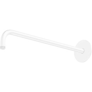 Steinberg Series 100 shower arm 1007910W 450 mm, with reinforced wall bracket, Matt White, wall mounting