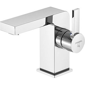 Steinberg Series 120 basin mixer 1201000 chrome, projection 100 mm, with waste set
