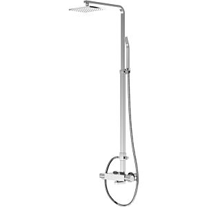 Steinberg Series 120 shower set 12027201 with Series 120 thermostatic mixer, rain / hand shower, chrome