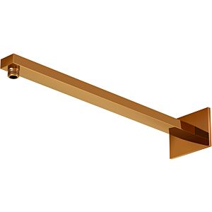 Steinberg Series 120 shower arm 1207910RG 400 mm, with reinforced wall bracket, rose gold, wall mounting