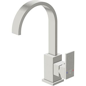 Steinberg Series 135 basin mixer 1351501BN projection 150mm, height 300mm, swiveling, with waste fitting, brushed nickel