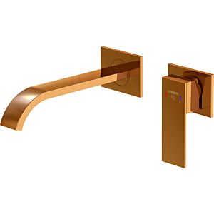 Steinberg Series 135 basin mixer 13518143RG projection 200 mm, rose gold, with ceramic cartridge