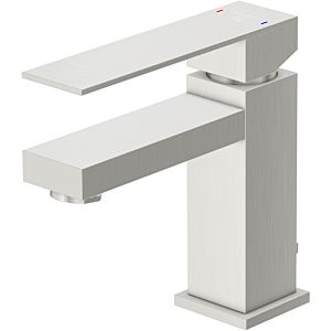 Steinberg Series 160 basin mixer 1601000BN projection 120mm, with waste fitting 1 1/4&quot;, brushed nickel