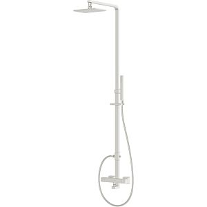 Steinberg Series 160 shower set 1602721BN with exposed thermostatic mixer, rain/hand shower, brushed nickel