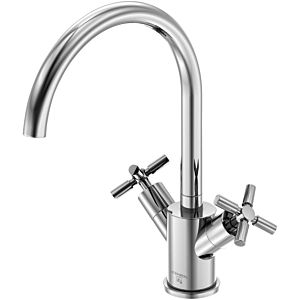 Steinberg Serie 250 basin mixer 2501500 chrome, with pop-up waste set