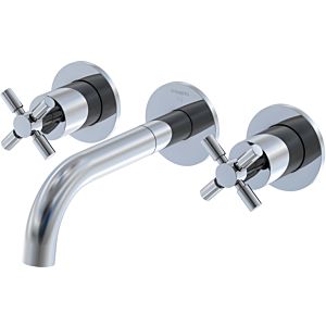 Steinberg Series 250 -handle basin mixer 2501902, chrome, projection 195 mm, 3-hole mounting