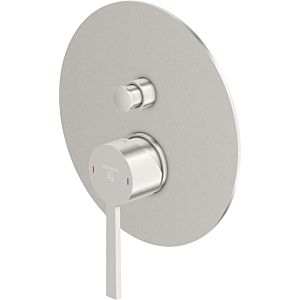 Steinberg Series 260 finishing set 26021033BN with cover plate Ø 185 mm, bath fitting, with diverter, brushed nickel