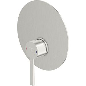 Steinberg Series 260 finishing set 26022433BN with cover plate d= 185mm, for bath/shower mixer, brushed nickel