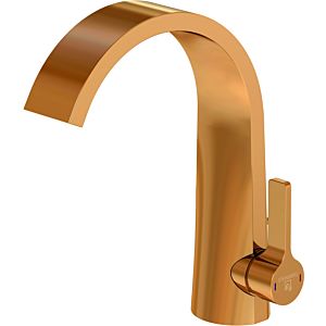 Steinberg Series 280 basin mixer 2801000RG with waste fitting 1 1/4&quot;, projection 155mm, rose gold