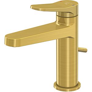 Steinberg Series 340 basin mixer 3401000BG projection 126mm, with waste fitting 1 1/4&quot;, brushed gold