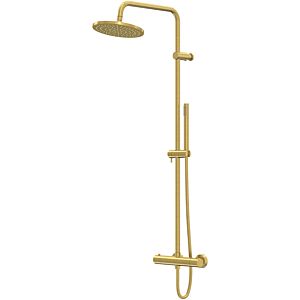 Steinberg Series 340 shower set 3402721BG with thermostatic mixer, rain shower, hand shower, brushed gold