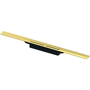 TECE drainprofile shower channel 670802 800 mm, brushed gold optic / gold optic brushed, width 55mm, PVD