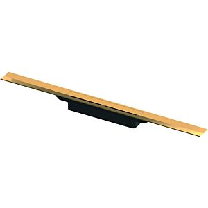 TECE drainprofile shower channel 670812 800 mm, polished gold optic / gold optic, width 55mm, PVD