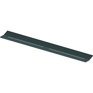 TECE profile cover 675011 Polished Black Chrome / Brushed black chrome, with PVD, for shower channel