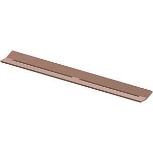TECE profile cover 675014 Brushed Red gold / red gold brushed, with PVD, for shower channel