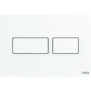 TECE TECEsolid WC-Betätigungsplatte 9240433 weiß matt, 220x150x6mm, für Zweimengentechnik