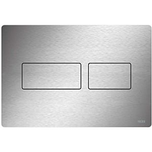 TECE TECEsolid WC plate 9240434 Stainless Steel brushed anti-fingerprint, 220x150x6mm, for dual-flush technology