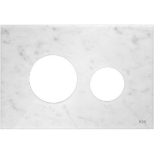TECE TECEloop WC couvercle 9240613 marbre blanc , pour plaque d&#39;actionnement WC