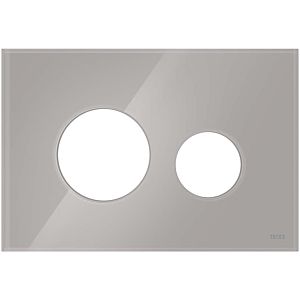 TECE TECEloop WC cover 9240616 glass, titanium, for WC actuation plate