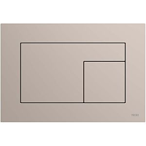 TECE TECEvelvet WC plate 9240733 for dual technology, beige Arizona / Greige
