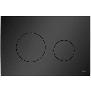 TECE TECEloop WC plate 9240925 black matt, plastic, for 2-quantity technology