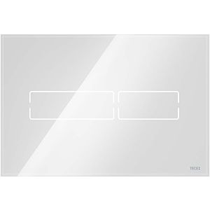 TECE Mini plaque de recouvrement en verre blanc 9820369 Gl. nous gl, pour plaque de commande des toilettes