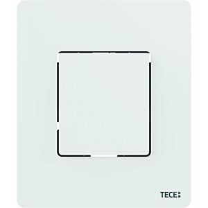 TECE TECEsolid Urinal plaque 9242433 blanc mat, avec cartouche, 104x124x6mm