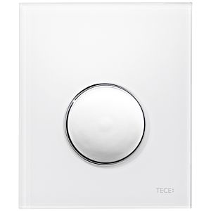 TECEloop Urinal Betätigungsplatte 9242627 weiss, Taste chrom glänzend, Kunststoff