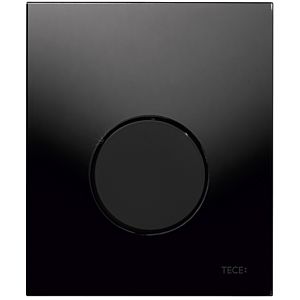 TECEloop Urinal Betätigungsplatte 9242657 Glas schwarz, Taste schwarz