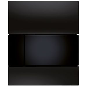 TECEsquare Urinal Betätigungsplatte 9242809 Glas schwarz, Tasten schwarz, mit Kartusche
