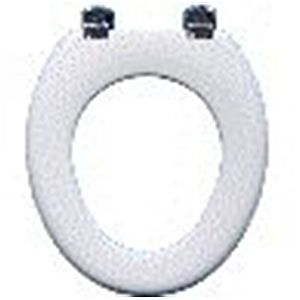 Pagette Olfa +4 WC siège Universal 040-0001 blanc, sans couvercle, charnière en acier inoxydable
