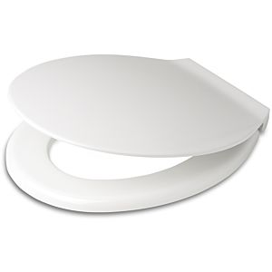 Pagette Pagette Exklusiv WC siège 790821602 blanc, avec revêtement, fixation en acier inoxydable