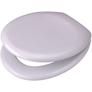 Pagette Pagette Rondo WC siège 794680102 blanc, avec couvercle, fixation en plastique