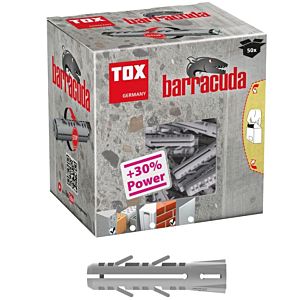Cheville à expansion TOX Barracuda 10/50mm 013100081 par paquet = 50 pièces