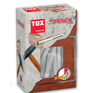 TOX Attack nail dowel 017102141 6/60, PU = 50 pieces