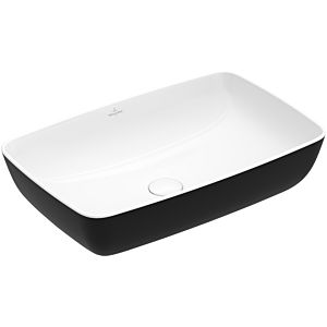 Villeroy & Boch Artis countertop basin 417258BCT8 58x38cm, without tap hole, without overflow, Coal Black