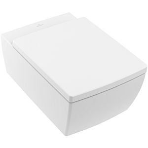 Villeroy & Boch Memento 2.0 WC , wall-mounted washdown model 4633R0RW Stone White C-plus, 37.5x56cm, Direct Flush