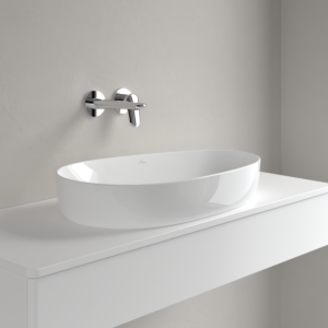 Villeroy and Boch Antao countertop washbasin 4A7465R1 65x40cm, asymmetrical, without overflow, white C-plus