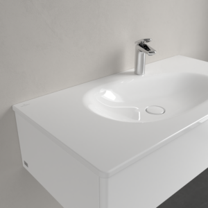 Villeroy &amp; Boch Antao vanity washbasin 1000x500mm 4A76A2R1 re-angular 1HL. or ÜL. White alpine cplus