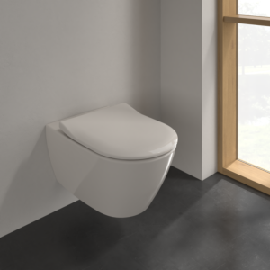 Villeroy &amp; Boch Subway 2.0 wall-mounted washdown toilet 5614R0R3 37x56cm, DirectFlush, rimless, pergamon C-plus