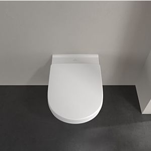 Villeroy & Boch O.novo WC compact - pack Combi 5660D201 avec élément WC , plaque de déclenchement et siège WC , blanc
