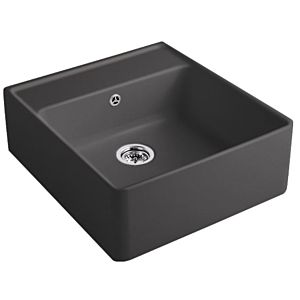 Villeroy and Boch single basin 632062i4 waste set, eccentric control, mounting Graphit , Graphit