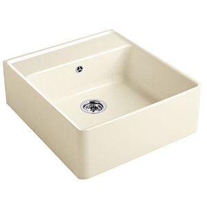 Villeroy and Boch single basin 632062KR waste set, eccentric control, mounting kit, crema