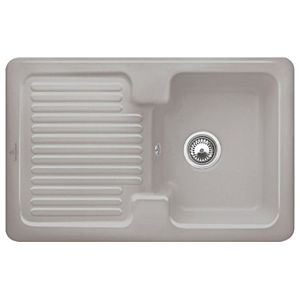 Villeroy & Boch Condor sink 674501KD with waste set and manual operation, fossil