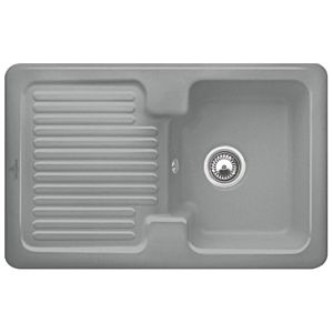 Villeroy & Boch Condor sink 674501SL with waste set and manual operation, stone