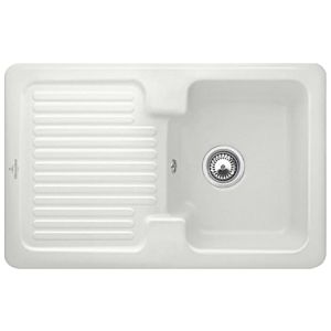 Villeroy & Boch Condor sink 674501SM with waste set and manual operation, Steam