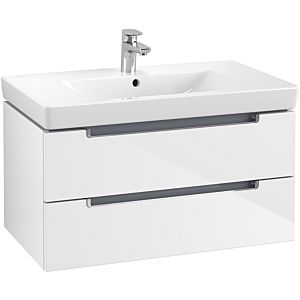 Villeroy & Boch Subway 2.0 Villeroy & Boch Subway 2.0 A68910DH 78.7x42x44.9cm, 2 pull-outs, chrome handle, glossy white