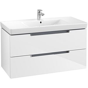 Villeroy & Boch Subway 2.0 Villeroy & Boch Subway 2.0 A69710DH 98.7x52x44.9cm, 2 pull-outs, chrome handle, glossy white