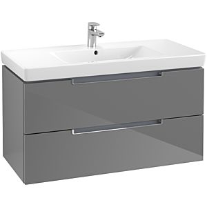 Villeroy & Boch Subway 2.0 Villeroy & Boch Subway 2.0 A69710FP 98.7x52x44.9cm, 2 pull-outs, chrome handle, glossy gray
