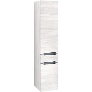 Villeroy & Boch Subway 2.0 cabinet A70710E8 35x165x37cm, left, chrome handle, white wood